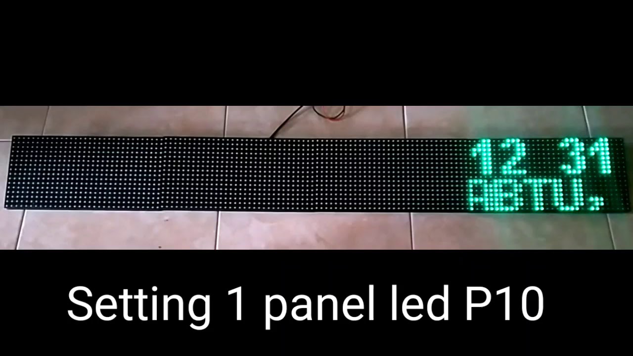 Jam digital running text multi panel setting wifi JWS RF