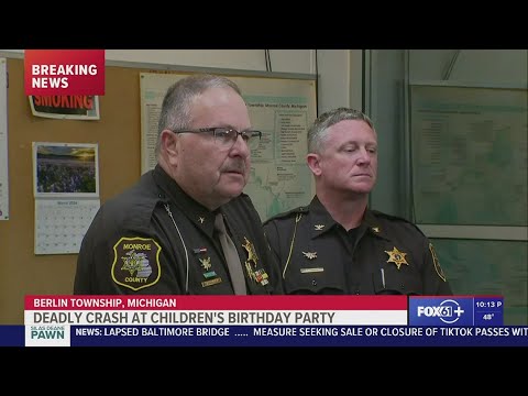 Young brother and sister dead, several hurt in Michigan when vehicle crashes into birthday party