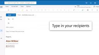 Draft a new email, reply, and forward in the new Outlook