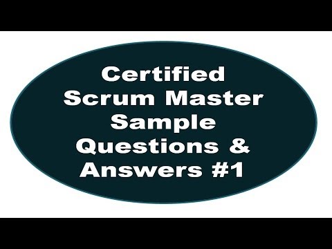 Certified Scrum Master Sample Questions And Answers #1