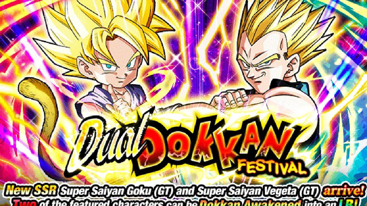 My girlfriend does some summons on the Goku Dokkan Fest Banner!