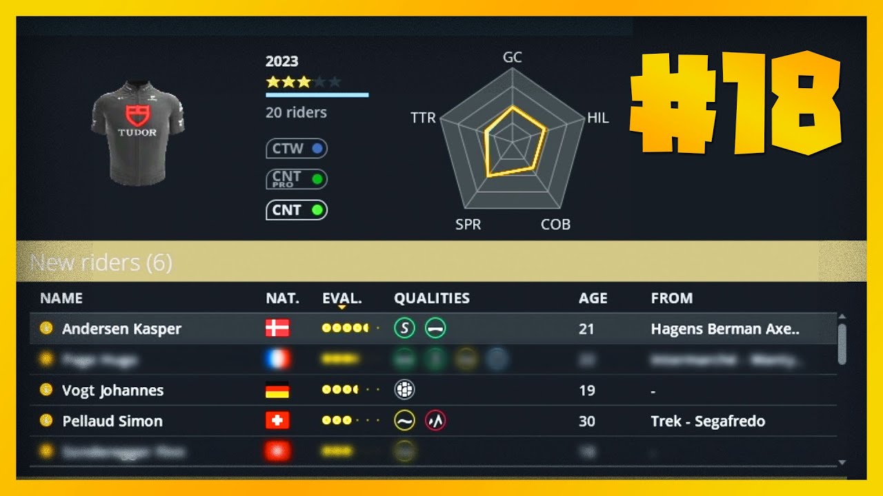 MORE TRANSFERS! #18 - Pro Cycling Manager 2022 - TUDOR Career