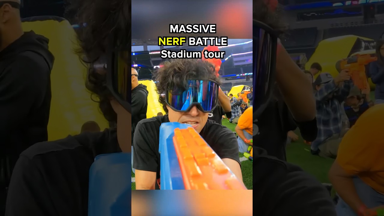 Go to a HUGE Nerf battle - Jared’s Blaster Battle (touring) 