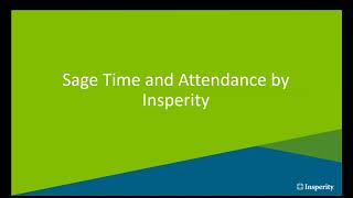 Maximize HR Efficiencies Using Sage Time   Attendance and Sage OrgPlus RealTime