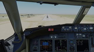 Kerki UTAE Landing | Zibo B738