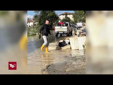 6-11-2023 RAI 2 TG2 20:30 Alluvione, Antonio Tajani in visita a Prato Int. Luca Tonini CNA Toscana