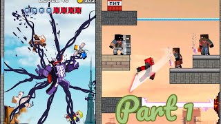 Mr Spider Hero Shooting Puzzle   Minecraft – I Survived in a World Full of Monsters!" screenshot 4