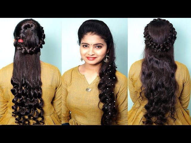 20 Stunning Curly Hairstyles Ideas For Indian Wedding Function | Hair  styles, Medium curly hair styles, Curly hair styles