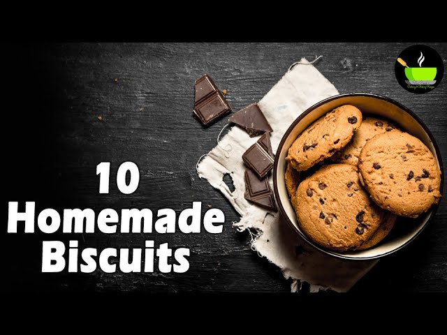 Top 10 Indian Homemade Biscuit Recipes | Easy Homemade Biscuits | Basic Biscuits | Easy Biscuits | She Cooks