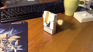 BEAM bot from a cigarette pack