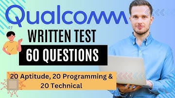 Qualcomm Interview Written Test Questions | VLSI Questions | Jashan Jain