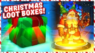 OPENING 20 CHRISTMAS LOOT BOXES (SANTA TORBJORN!)