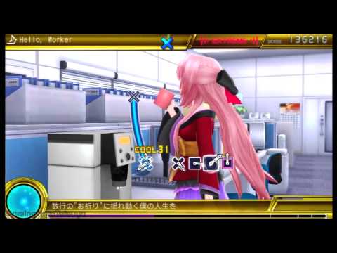 Hatsune Miku: Project Diva F 2nd - Hello, Worker (Extreme) [HD]