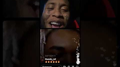 Ken Karson (SNIPPET) IG LIVE With Southside 808mafia