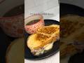 Grilled cheese but make it with roast beef & provolone+swiss cheese #grilledcheese #frenchdip #lunch