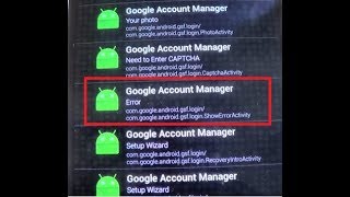 Bypass ERROR in "Type Email and Password" on Google Account Manager | Remove FRP all android