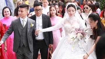 Toàn cảnh đám cưới Quang Hải Chu Thanh Huyền cùng dàn khách mời khủng tại Hà Nội