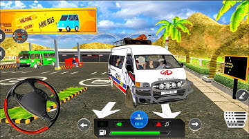 New Van Minibus Driving Games - Minibus Simulator 3D - Bus Game Android Gameplay #3