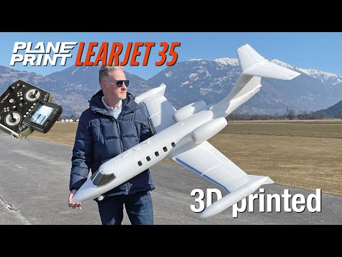 Planeprint Learjet 35 official Video