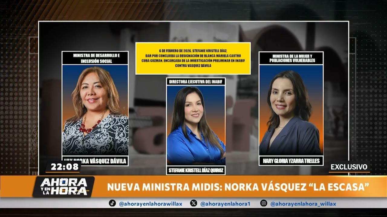 Ahora y en la Hora - MAR 02 - DENUNCIA CONTRA ACTUAL MINISTRA LILY VASQUEZ DÁVILA | Willax