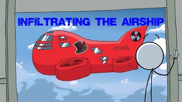 Infiltrating the airship - The Henry Stickmin Collection - part #3