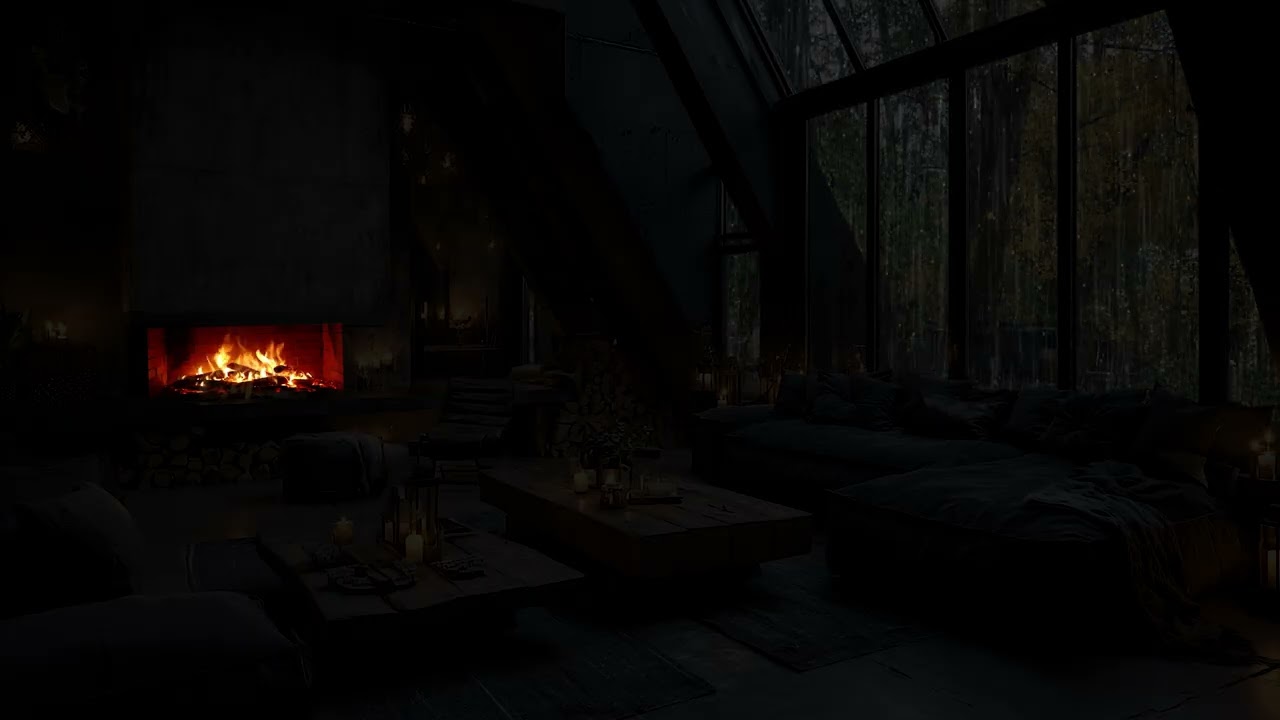 Calm Afternoon Rain Atmosphere in Nature | Soft Rain Sounds for Studying, Working and Stress Relief