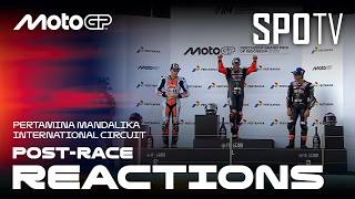 Post Race & Podium Interview Pertamina Grand Prix of Indonesia | MotoGP™ Indonesia