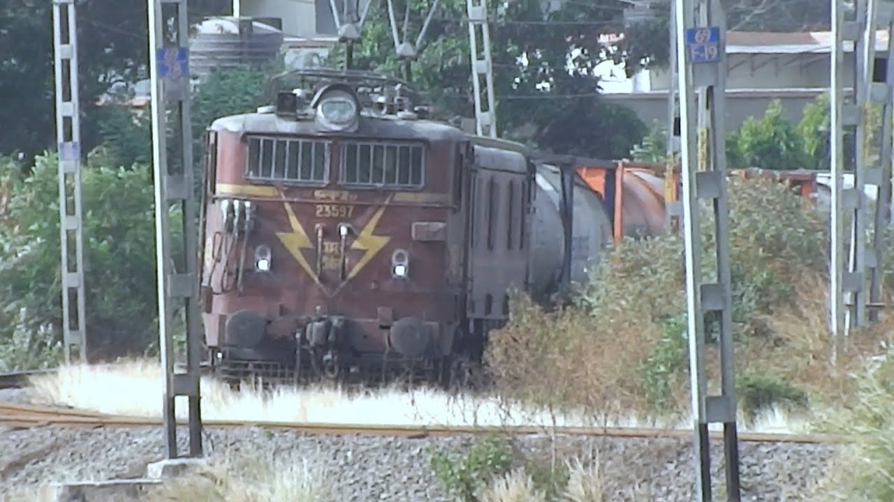 Prowling Beast Secretly Negotiating Curve from Behind Bushes- Tuglakabad WDG 5