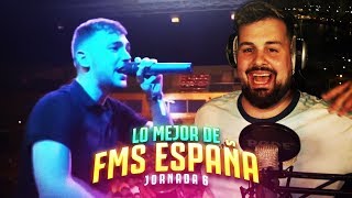 PAPO REACCIONA a LAS MEJORES RIMAS DE #FMS ESPAÑA JORNADA 6