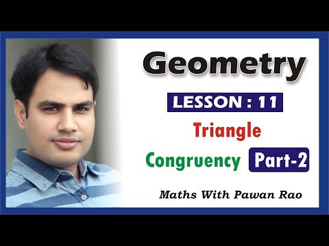 Congruence of Triangles in Hindi & English - Problems & Solutions for SSC || LESSON - 11