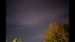 Timelapse at night in Aarhus, Denmark