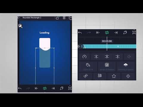 Smooth Liquid Loading Bar Animation in Alight Motion 