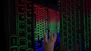 Computer Gaming Keyboard Light Backlit RGB Mute wired keyboard USB