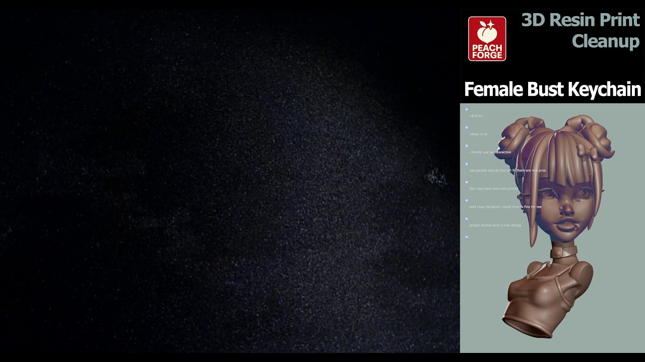 Live Resin Print Cleanup Dunking & Cutting Supports (3D Printing Art) - 02