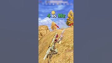 4 vs Me In LAST ZONE FIGHT😳 #shorts #codm #codmobile