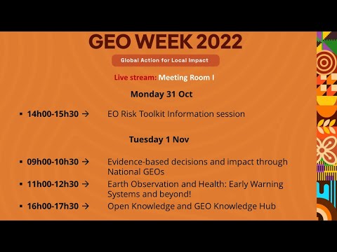 GEO Week 2022:
