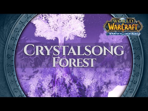 Crystalsong Forest - Music & Ambience (1 hour, 4K, World of Warcraft Wrath of the Lich King / WotLK)