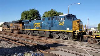 12/20/20 Preview: CSXT 3269 leads CSX 7228 all CSX power through Santa Fe Springs, CA on BNSF