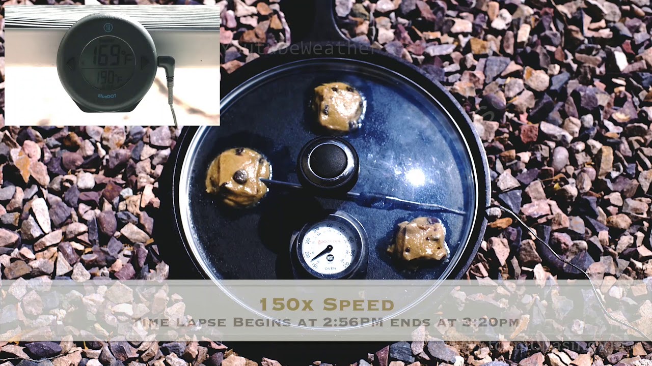 Baking Cookies Outside In The Extreme Phoenix, AZ Heat - 8/16/2019