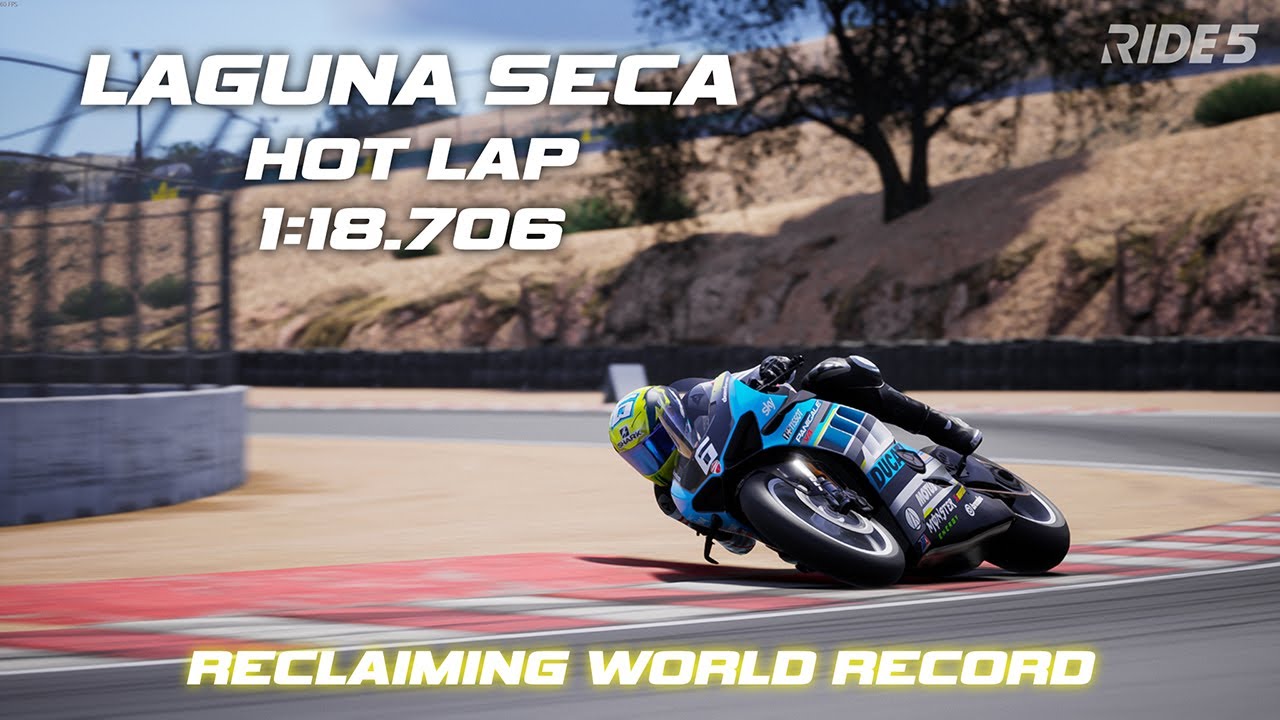 RIDE 5 Reclaiming My Laguna Seca World Record PC - 