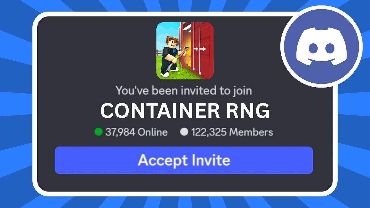 How to Join Container RNG Discord Server - YouTube