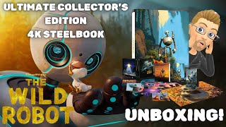 The Wild Robot Ultimate Collectors Edition 4K Steelbook Unboxing