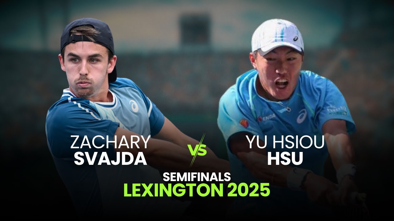 Zachary Svajda vs Yu Hsiou Hsu | Lexington 2025 SF | ATP Highlights