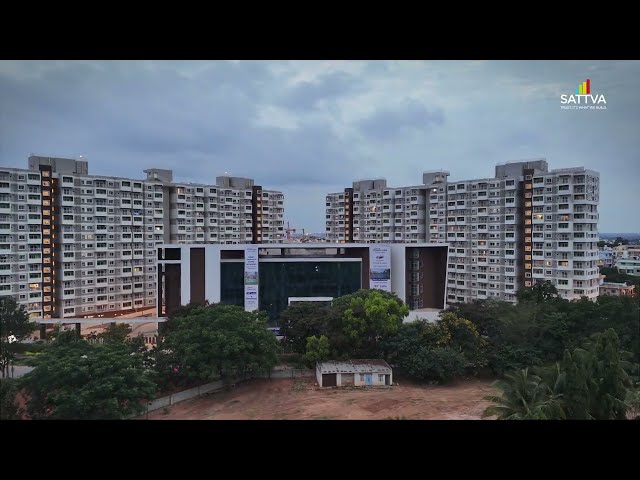 Still from the official video of Sattva Park Cubix (Phase II)