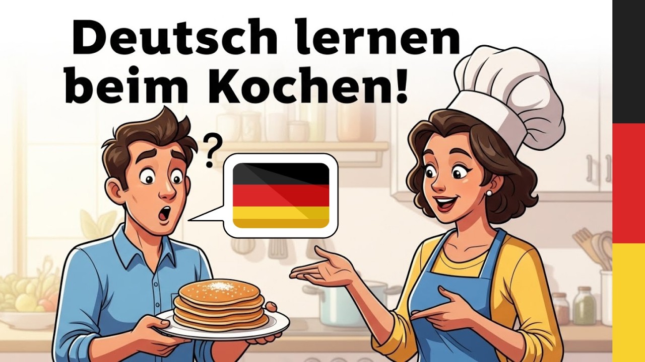Deutsch lernen praktisch: Wie man über Kochen auf Deutsch spricht 🍳| Deutsch hören