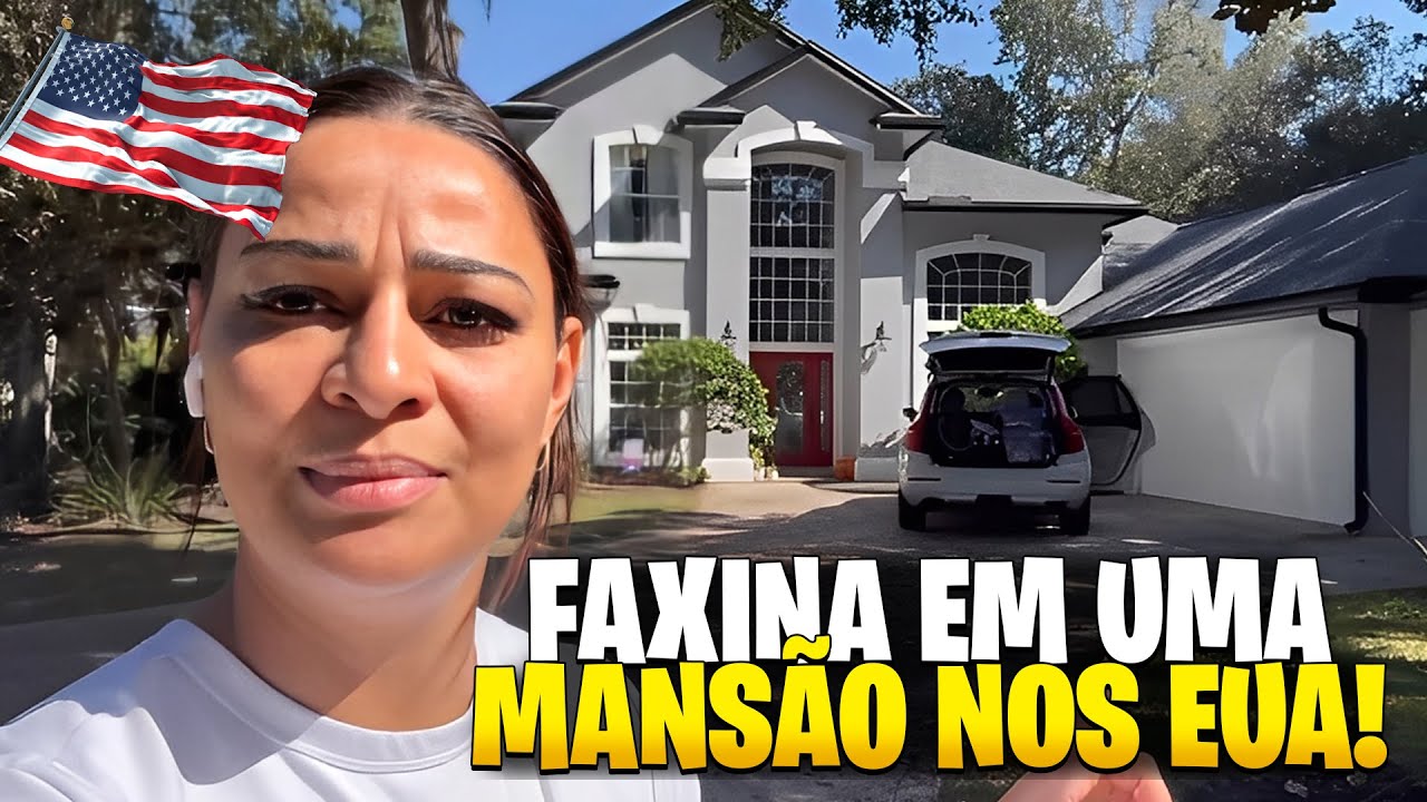 ROTINA DE FAXINEIRA NOS EUA: LIMPEI UMA MANSÃO + MOSTREI MINHAS COMPRAS  💕