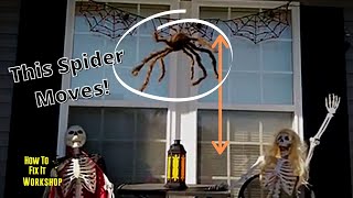 Dropping Spider - DIY Halloween Prop