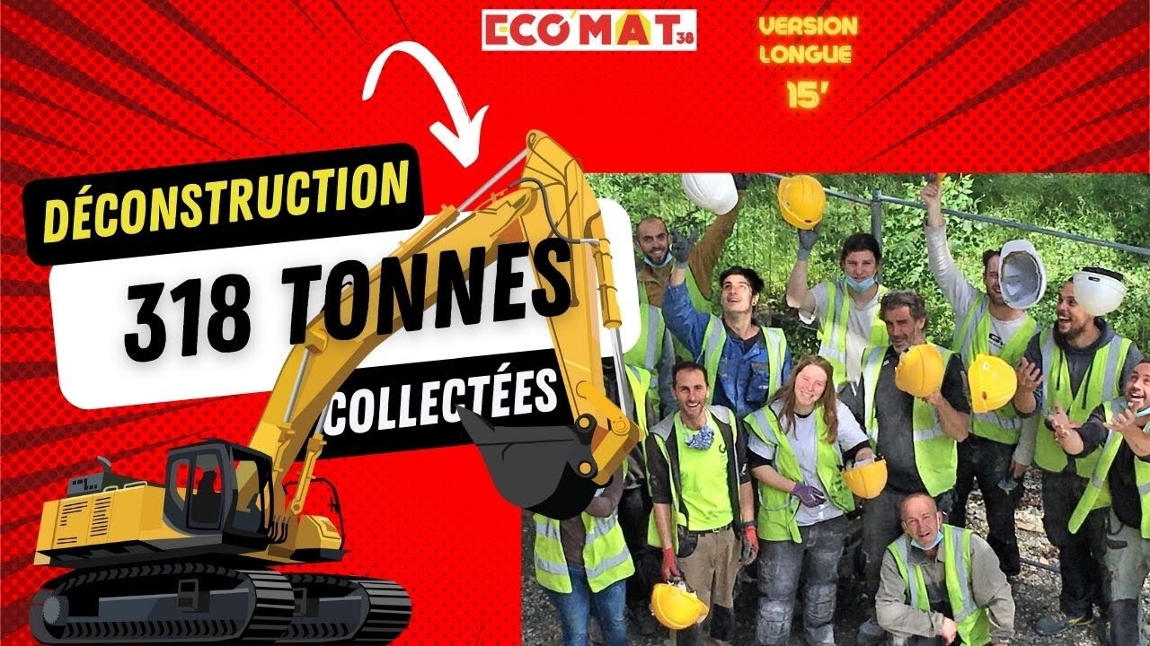 Economie circulaire : déconstruction sélective de bâtiment pour réemploi, le 'Cadran solaire'