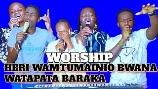 HERI WAMTUMAINIO BWANA WATAPATA BARAKA..POWERFUL SWAHILI WORSHIP MIX..