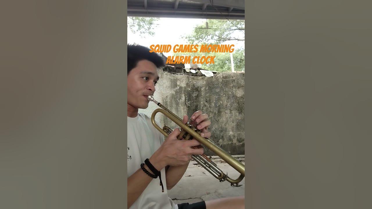 Squid Games Morning Alarm Clock ⏰⏰ Trumpet 🎺 #fypシ゚ #kuyanixツ #shorts #viralvideo